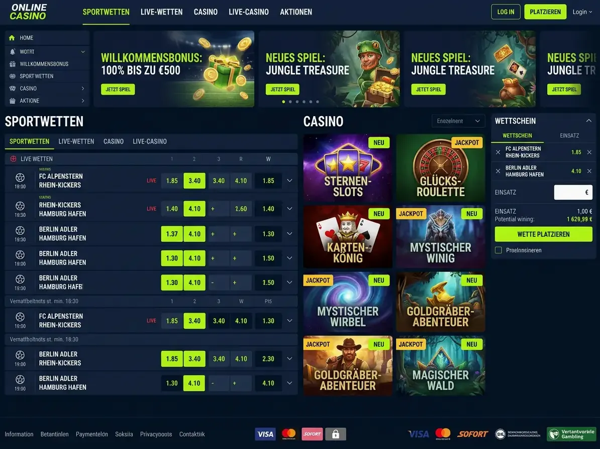 Sol — Spiele und Quoten